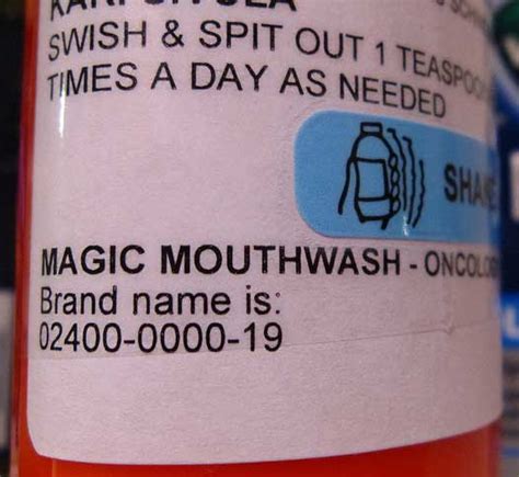 Magic mouthwash cost at CVS location